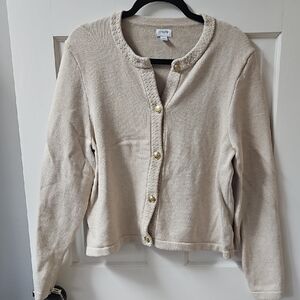 J. Crew Lady Cardigan- Tan